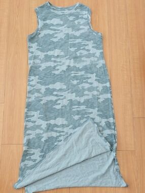 NEVER Worn Universal Thread Camo Tank Shirtdress Midi Dress Double Side Slits M